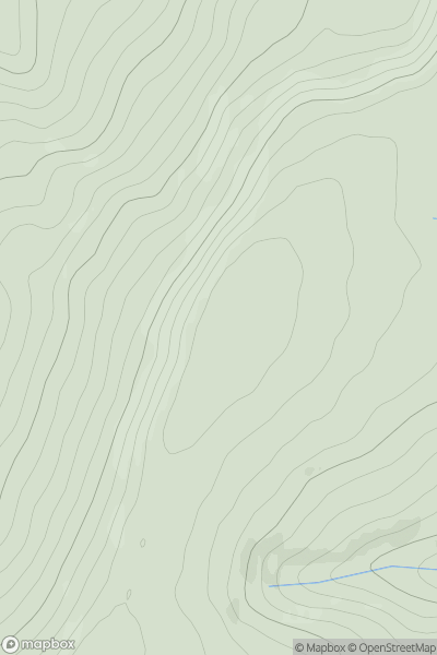 Thumbnail image for Carlin Tooth [The River Tweed to the English Border] [NT630024] showing contour plot for surrounding peak